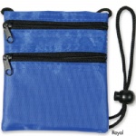 Double Zipper Neck Wallet